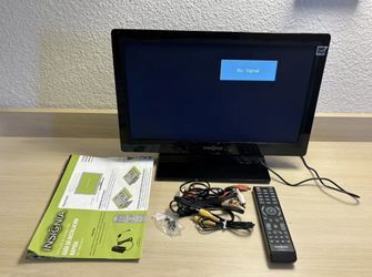 Insignia 19" LCD Flatscreen TV PC Monitor 720p HDMI VGA W/ Remote Stand And Box