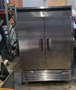 ATOSA STAINLESS STEEL 2 DOOR FREEZER