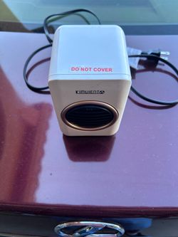 White mini heater