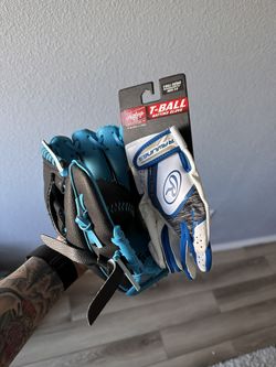 Baseball Mit And Baseball Glove 