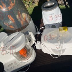 Baby Brezza Bottle Sanitizer & Food Processor, Munchkin Wipe Warmer, Dr. Browns Bottle Warmer