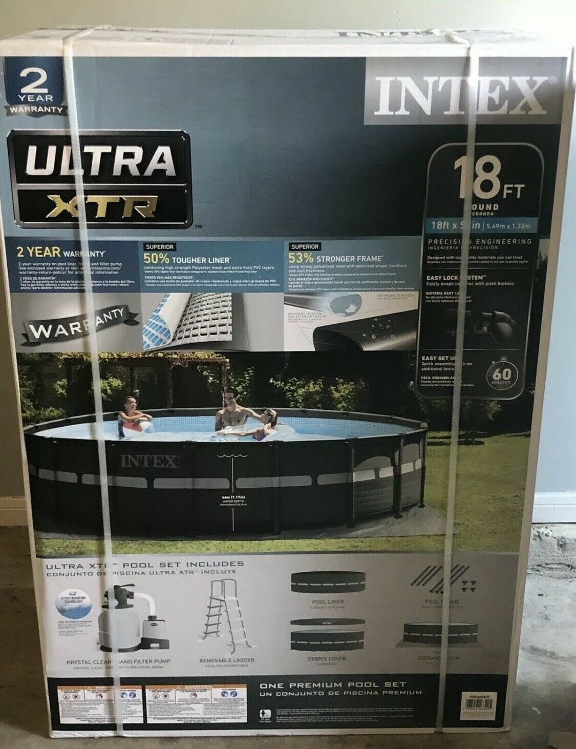 Intex Ultra XTR 18 x 52 Pool Set with Sand Pump