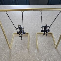 Male And Female Swinging  Decor
