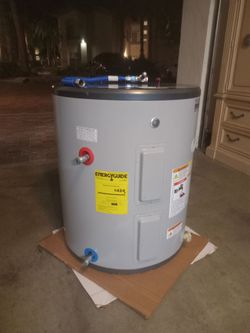 GE  Compact 40 gallon electric  water heater.