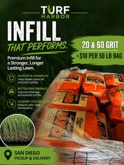 Turf infill 50lbs bags $10 each