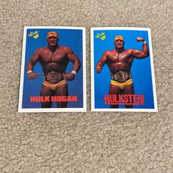 Vintage Hulk Hogan Wrestling Card Lot Plus Bonus Card