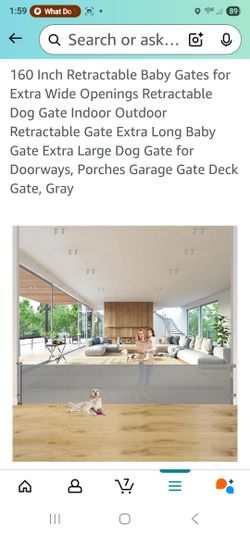 Extra Long Retractable Baby Gate