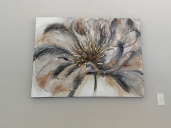 Large Floral Canvas Wall Art Painting