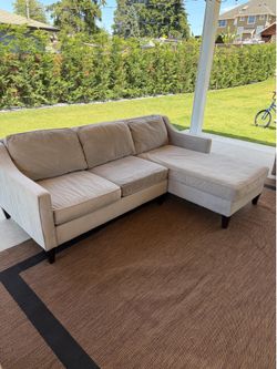 West elm sectional couch