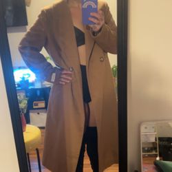 Calvin Klein Women’s Size L Wool Trench Coat
