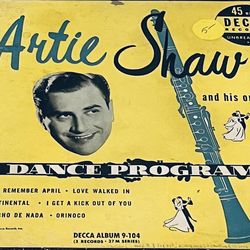 Artie Shaw 1950s Dance Program 45”s box set.