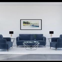 Sofa And Loveseat Couch Set With FREE RUG 