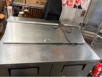 Used Refrigerated Chefs Prep Table
