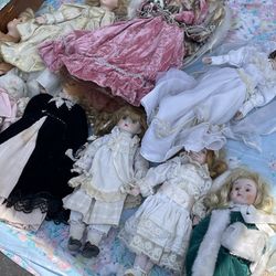 Old Vintage Dolls10of Them$ 10 Each