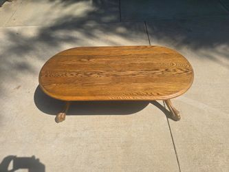Oak coffee table