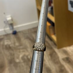 Diamond Cluster Pinky Ring 