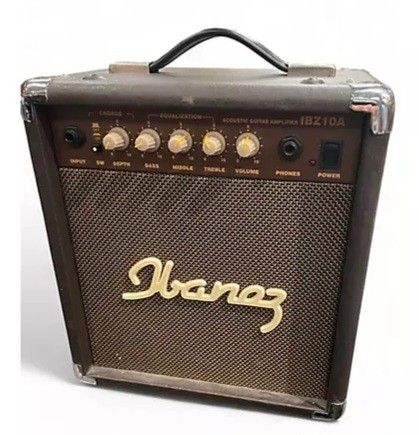 Ibanez IBZ 10-A Acoustic Guitar Mini Amp Works.