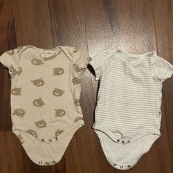 3 Baby Boy Shirts 0-3 M