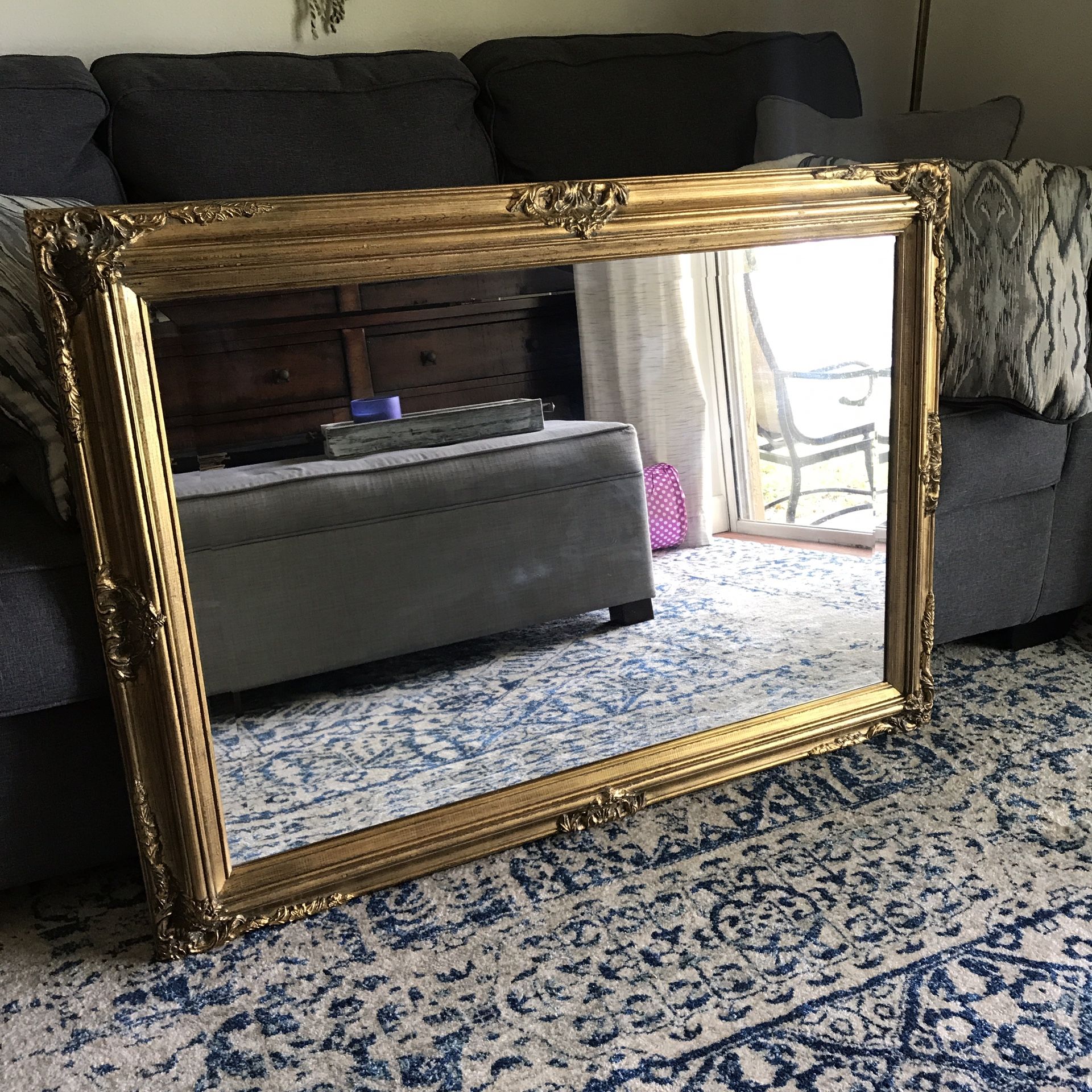 Antique/Vintage Gold Intricate Mirror from the Home Advantage