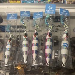 200/300/400/500 Salt Water Jig Style Fishing Lures. Starting At 8$ And Up. Great Prices. 