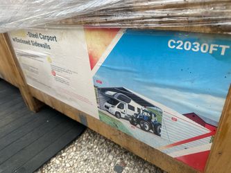 20x30 carport with sides