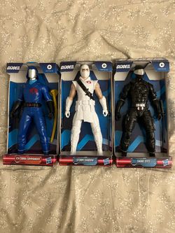 GI JOE hasbro 9” action figures