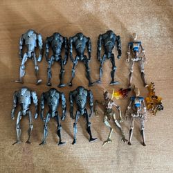 Star Wars Vintage Collection Super Battle Droid lot 3.75”