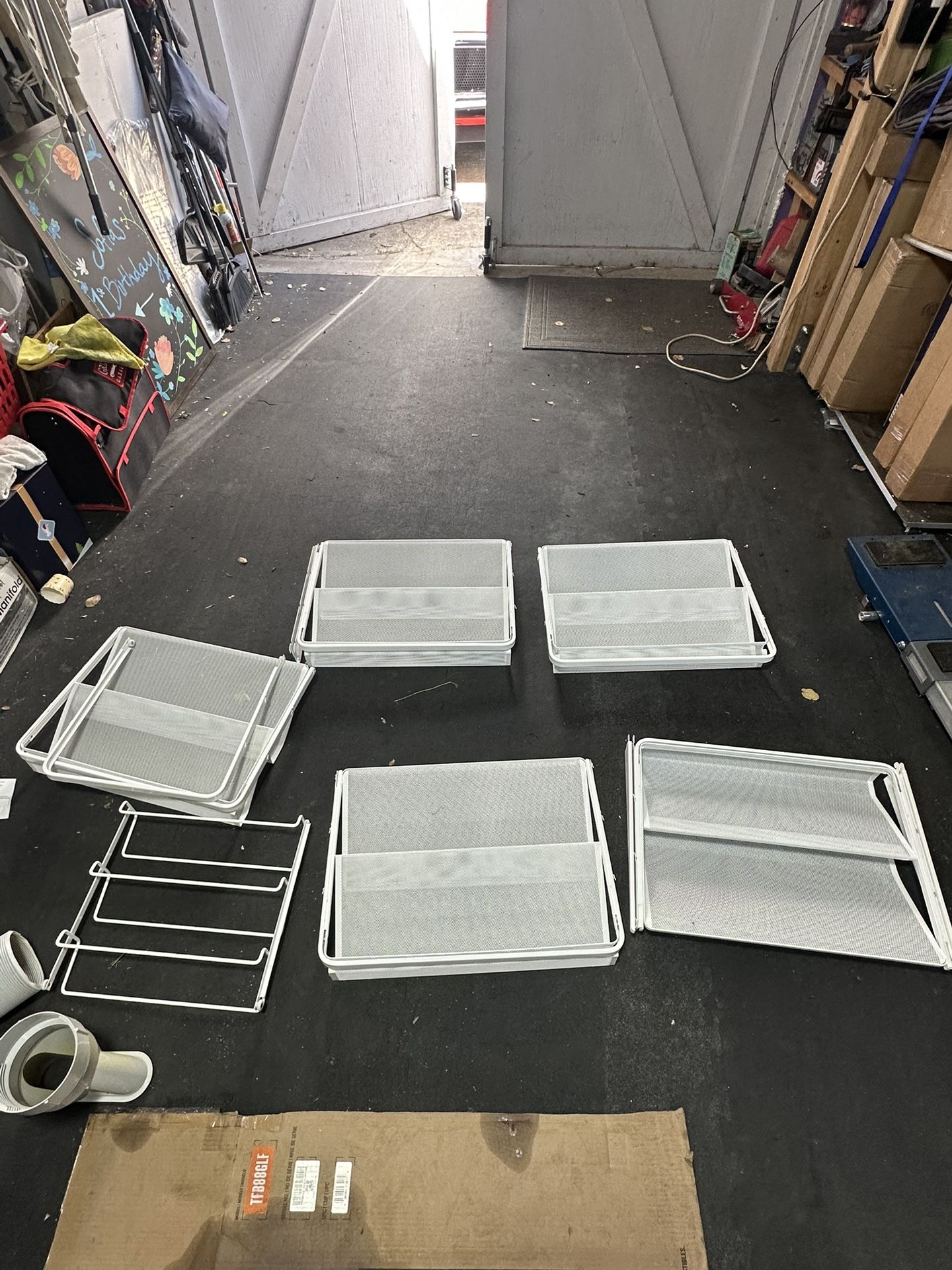 Elfa Shelf Gliding Shoe Racks