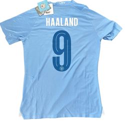 Haaland Manchester City Soccer Jersey / Champions League Edition / Player Version / 