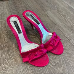 ABS Hot pink kitten heels