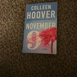 November 9  Colleen Hoover Book