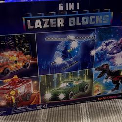 Lazer Blocks 654 pieces