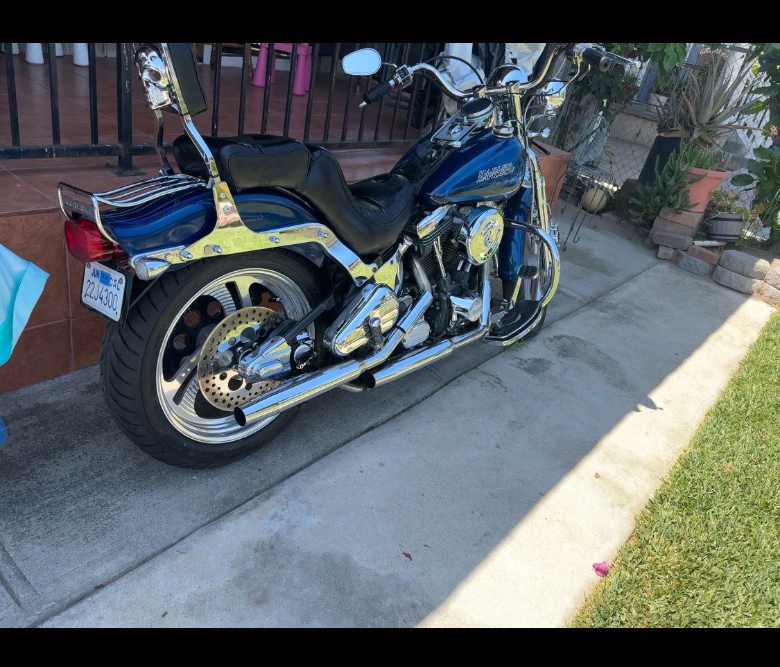 1992 Harley Davidson with Springer front end and custom rims