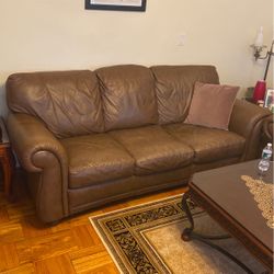 2 - Leather Sofas 