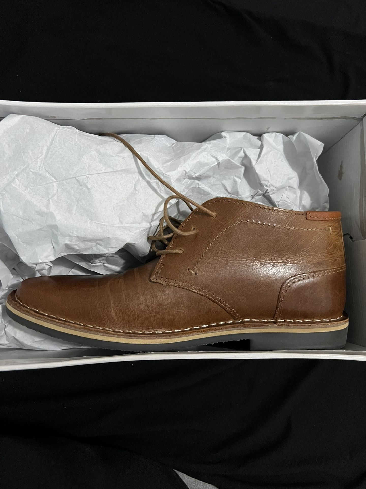 Steven Madden Harken Cognac Leather