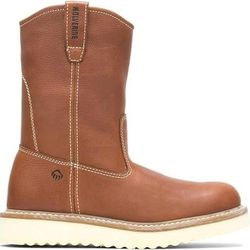 NEW Size  8.5 Wide Or 14 Wolverine men Wellington Work Boot Wedge Loader
100% Leather