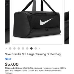 Nike duffel bag