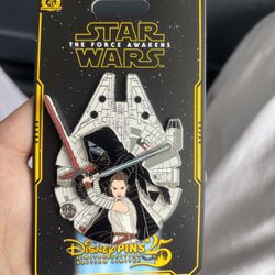 Star Wars The Force Awakens 10th Anniversary Mini Jumbo Pin LE 3250