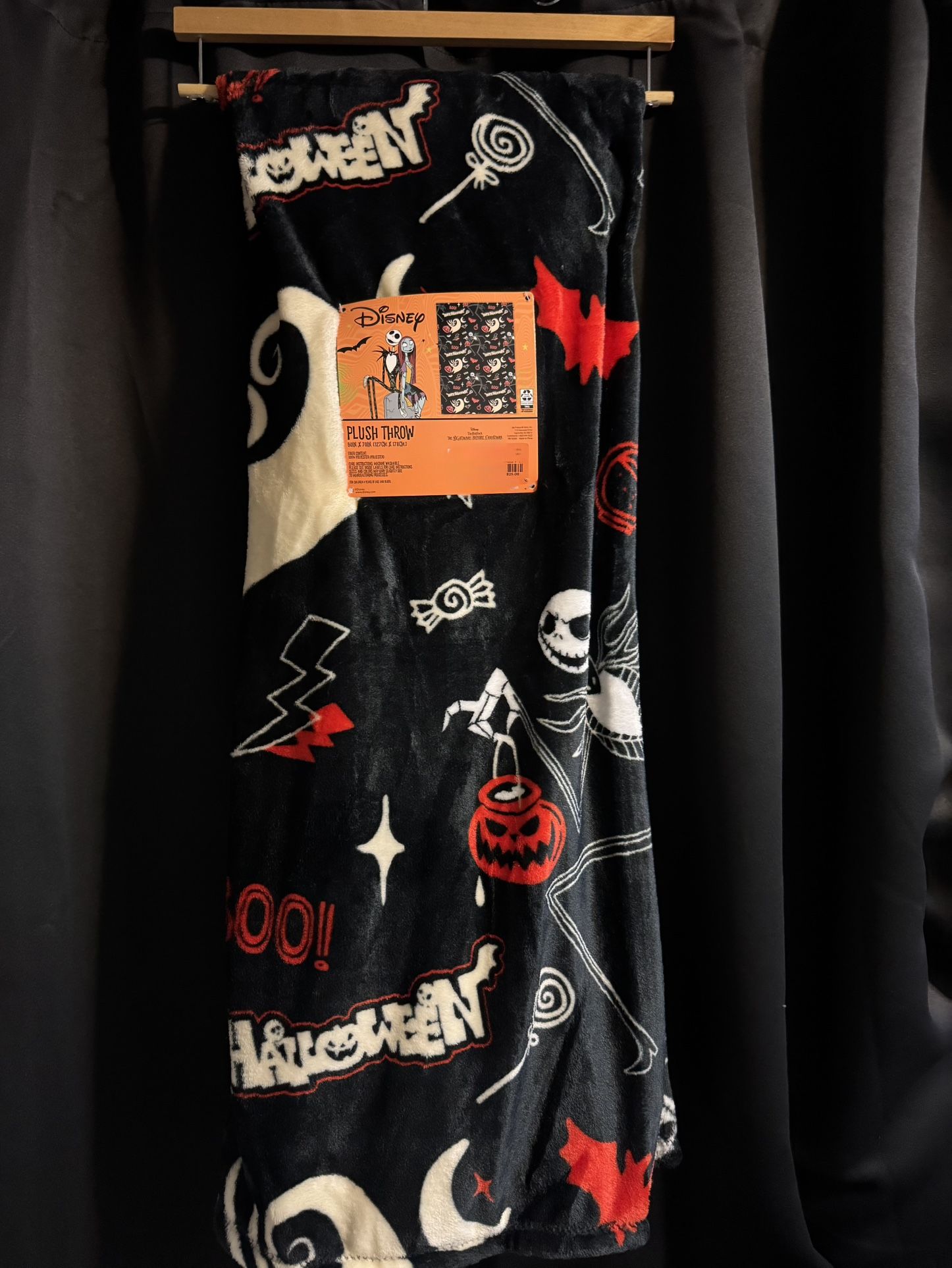 Disney The Nightmare Before Christmas 50x70” Blanket Jack Skellington
