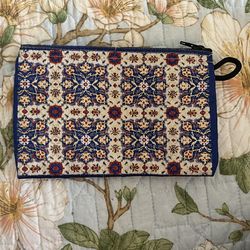 Turkish Ethnic Boho Coin Wallet Pouch Make Up Kilim Card Holder Purse Gift