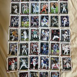 2025 Topps update series 40 card lot baseball cards
