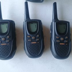 Uniden 10 mile range walkie talkies - all new - open package - just put new batteries in them