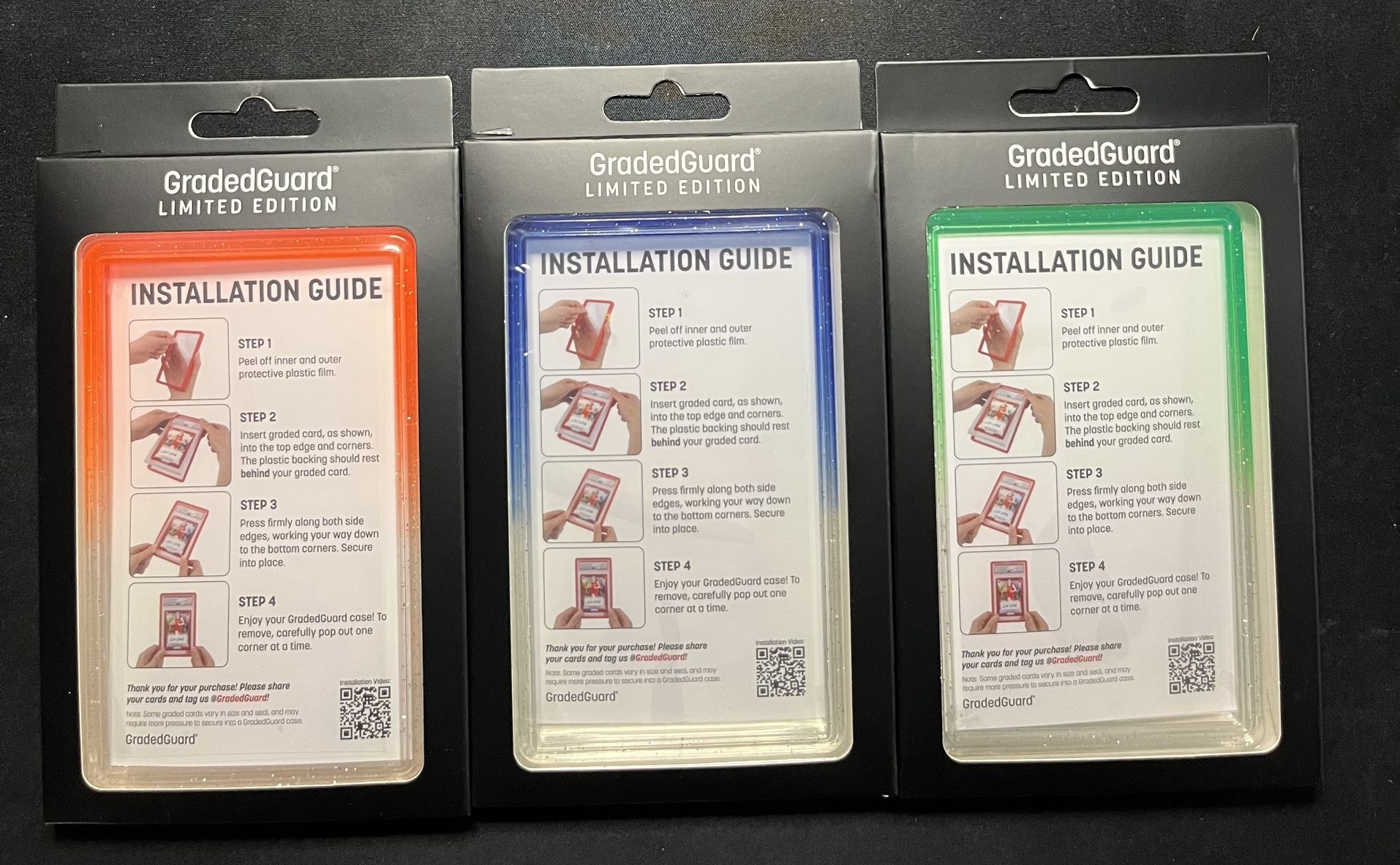 Graded Guards PSA SLABS Limited Edition $60 EACH $150 For All 3