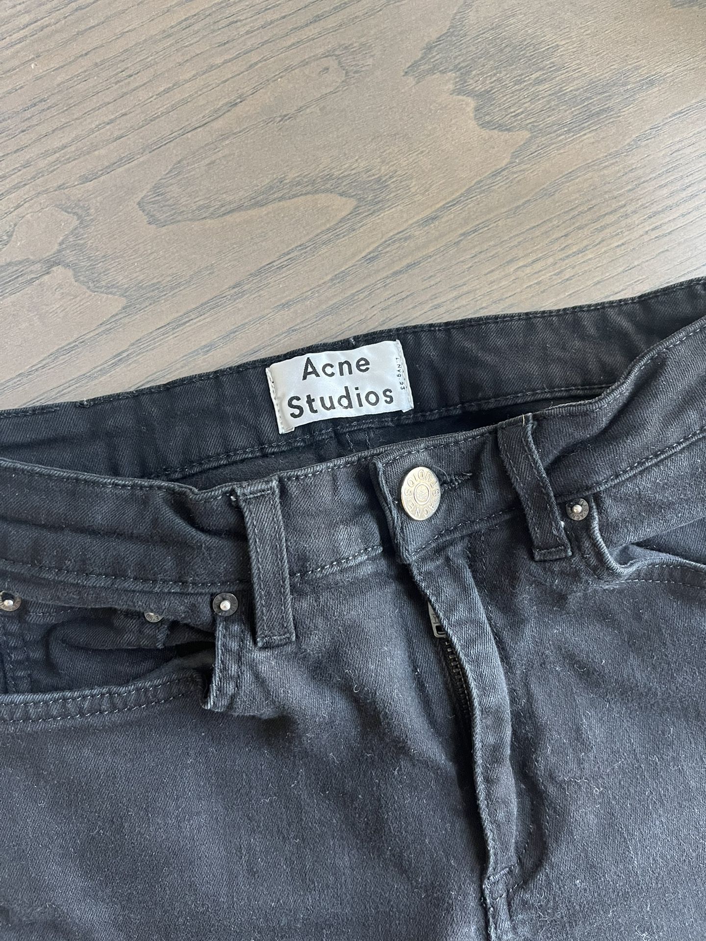 Acne Studios Black Jeans Size 23