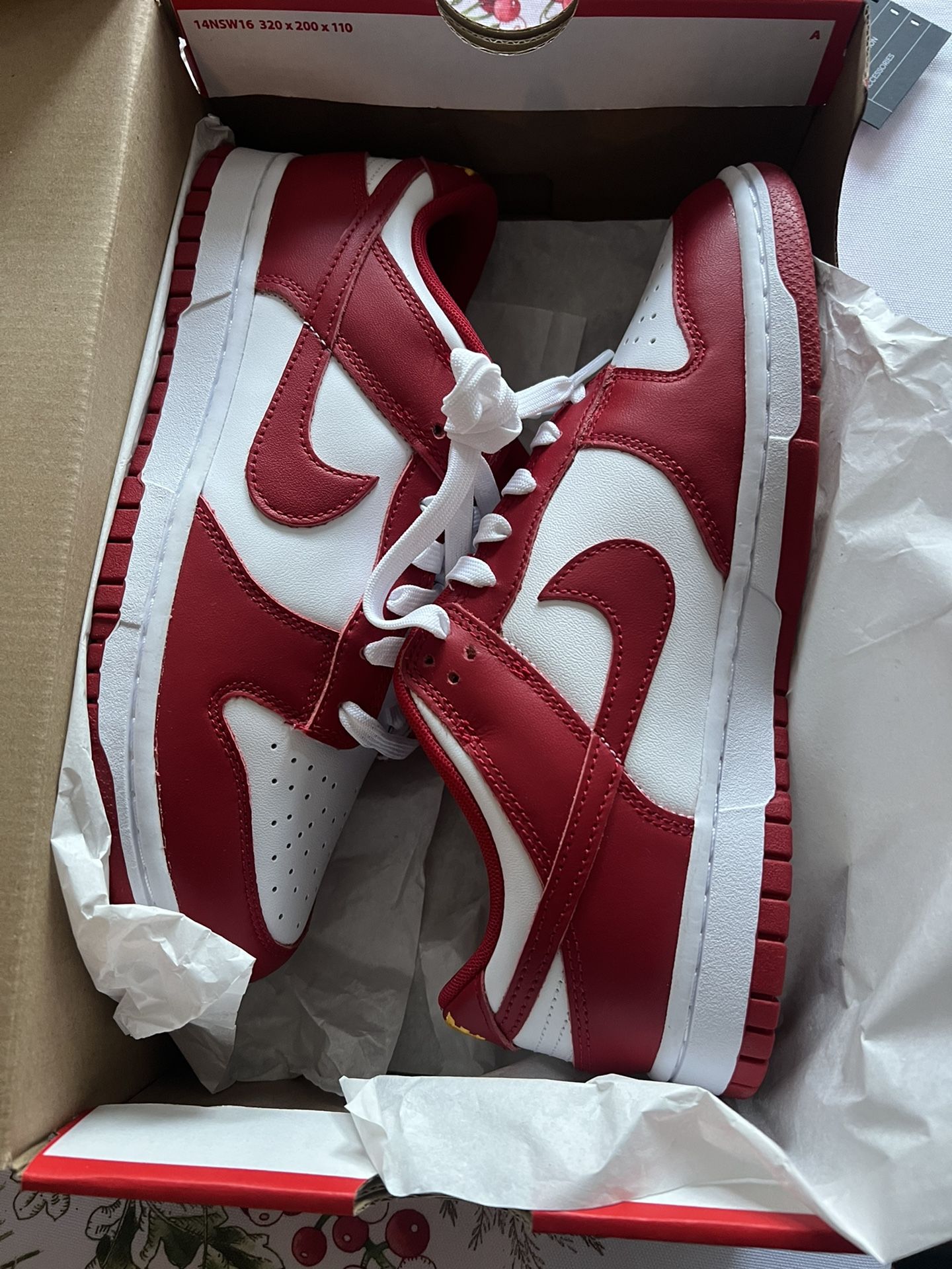Dunk Low ‘Gym Red’ Mens Size 8