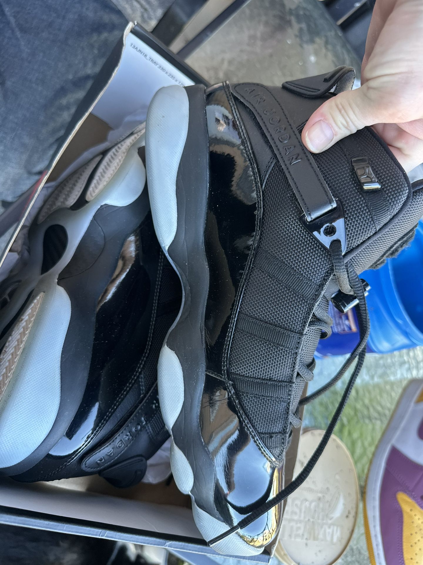 Size 12 Jordans Wore 1time Exlent Condition With Box