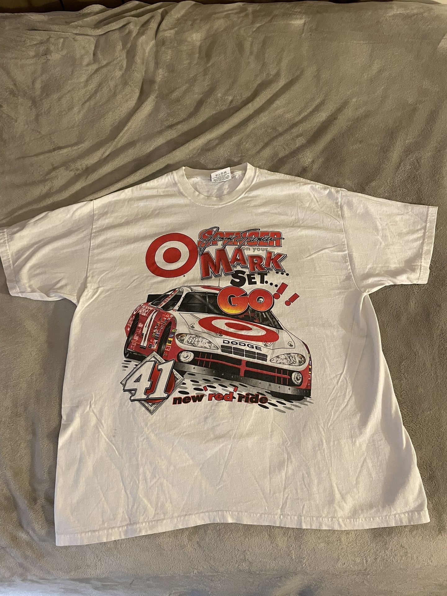 NASCAR Jimmy Spencer Men’s T-shirt Size T