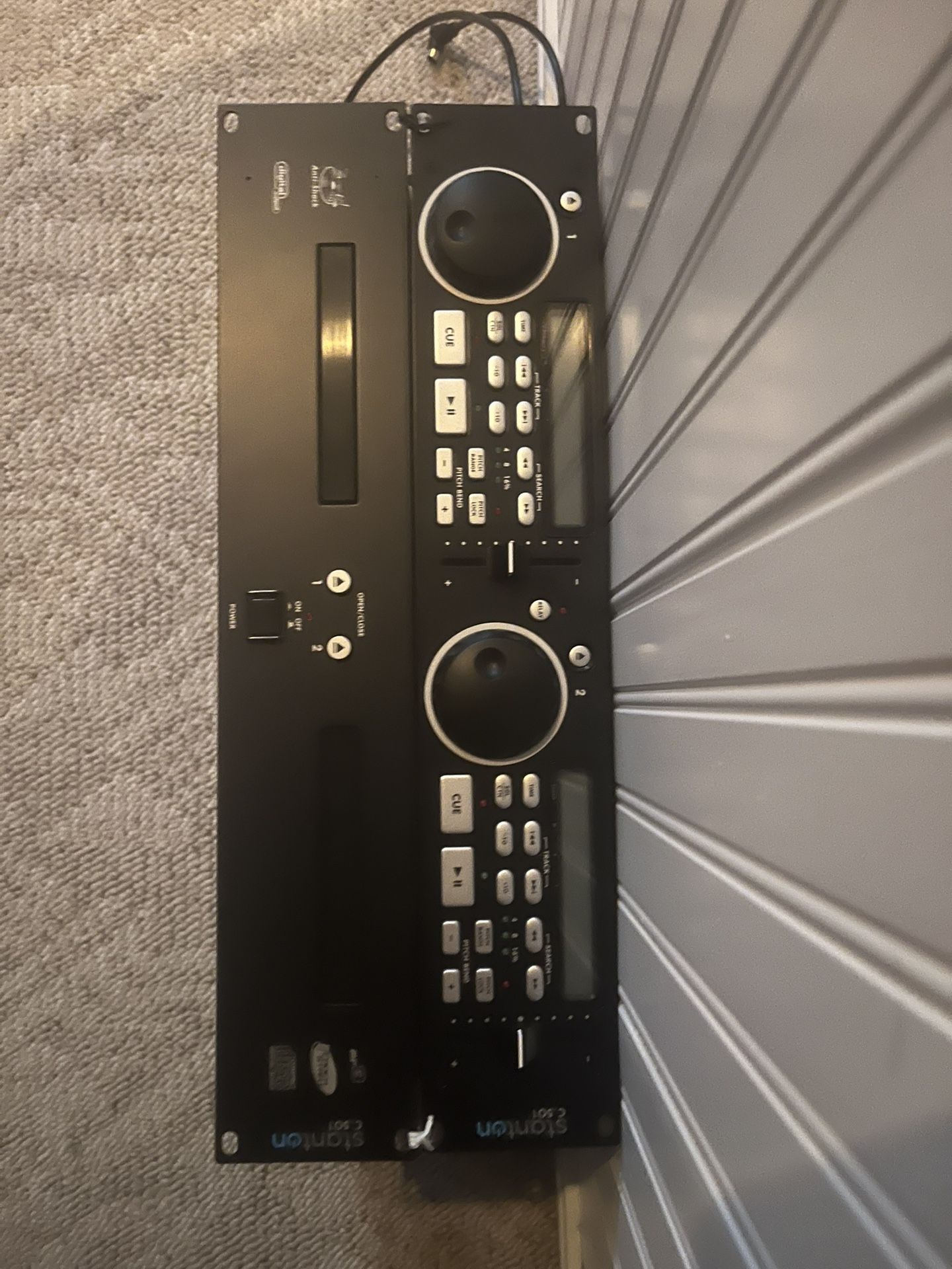 Stanton C.501 Dual Rackmount CD/mp3 player- DJ Equipment 
