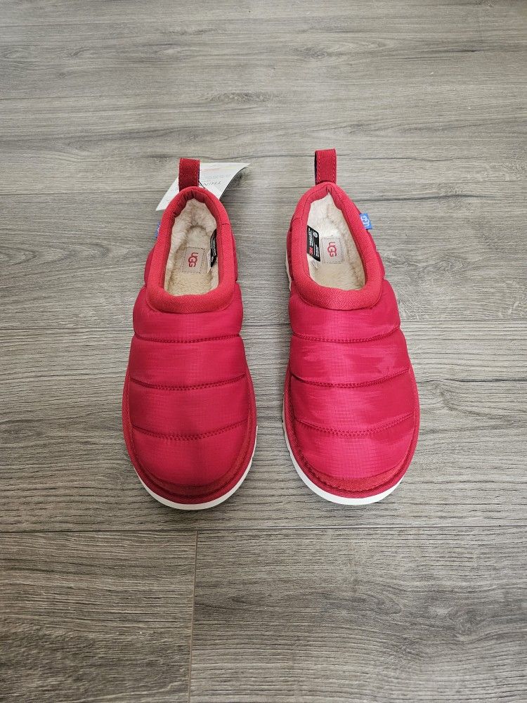 UGG Tasman LTA Insulated Red Slippers Mens Size 9