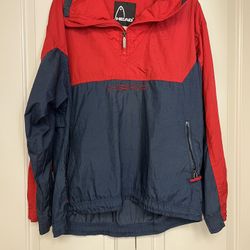 90s Head Windbreaker Color Block